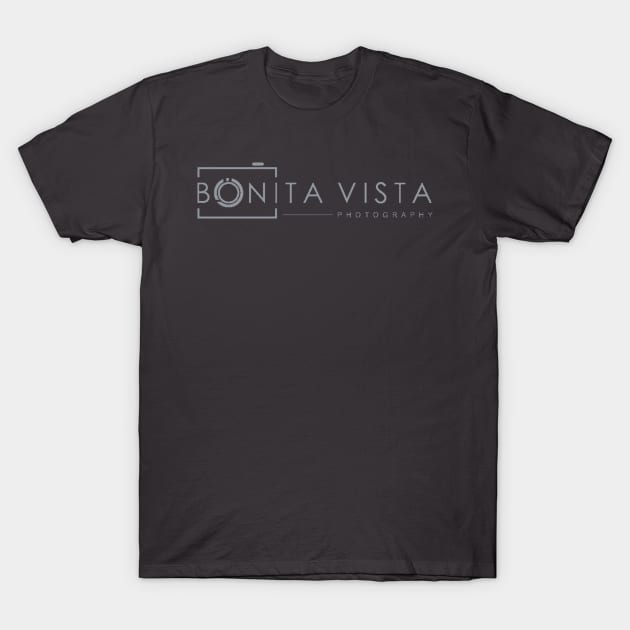 Bonita Vista Photography Logo Grey T-Shirt by Bonita Vista Photography